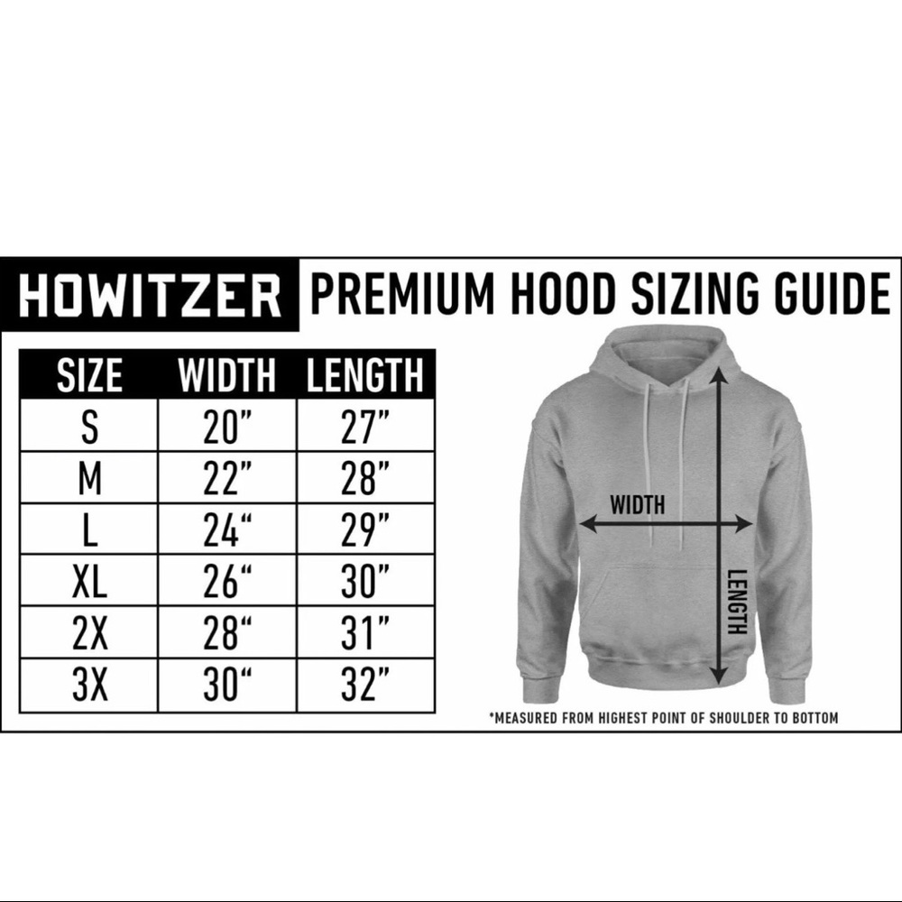 Howitzer Style Men's Hoodie DEFIANT PATRIOT Military Grunt White - Picture 5 of 6